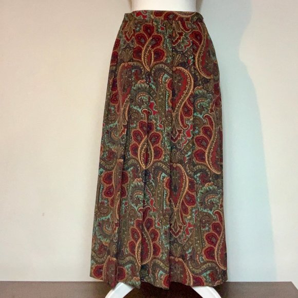 Russ Dresses & Skirts - VTG NWT Russ Perfectly Paisley Midi Skirt 10
